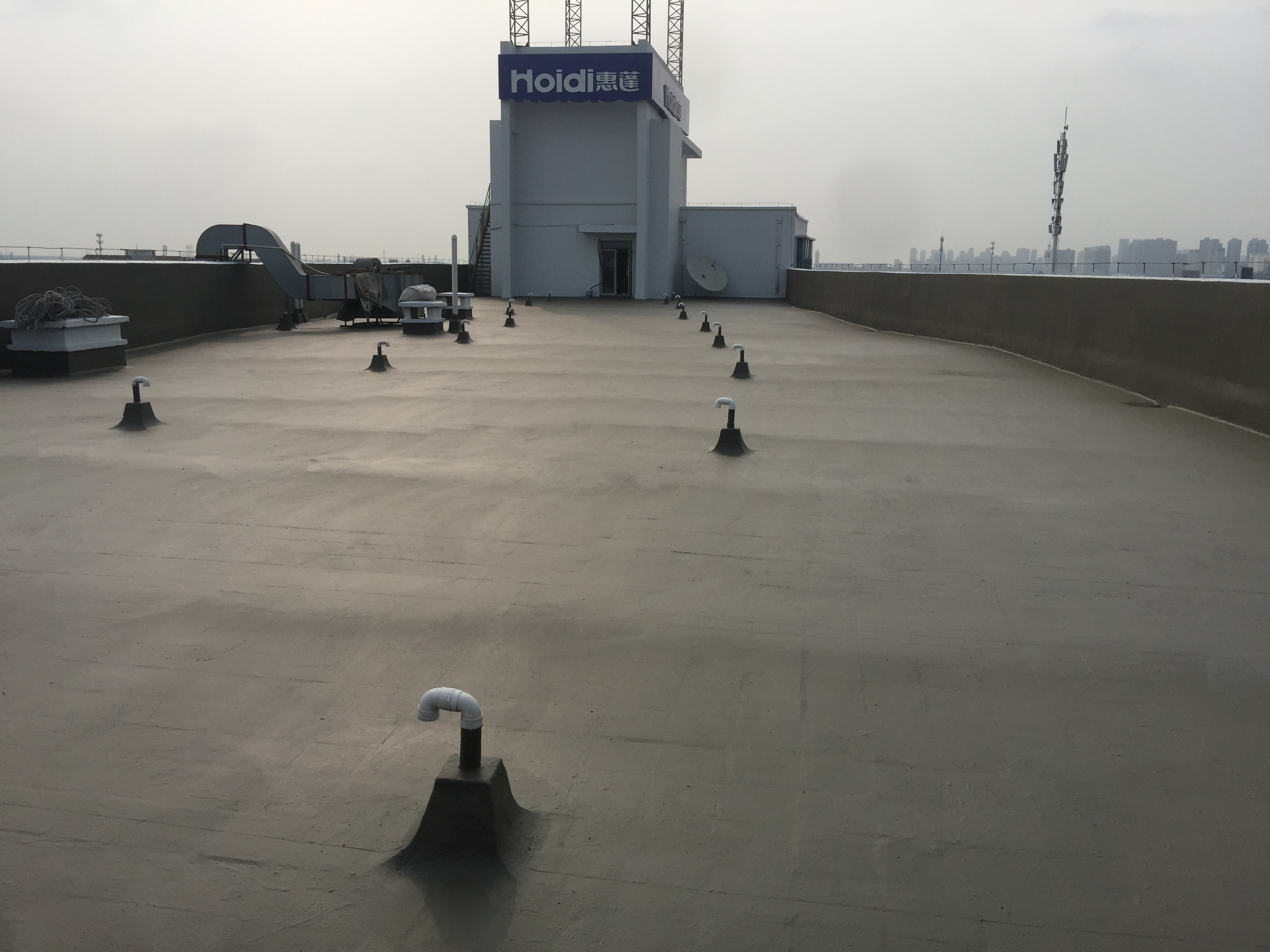 天津惠蓬海洋工程有限公司研发楼防水保温涂装一体化
